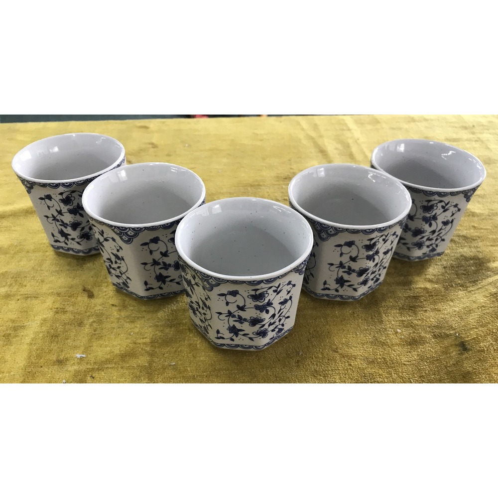 Porcelain sake cup tea‎ cup 5 pieces ceramic Japanese